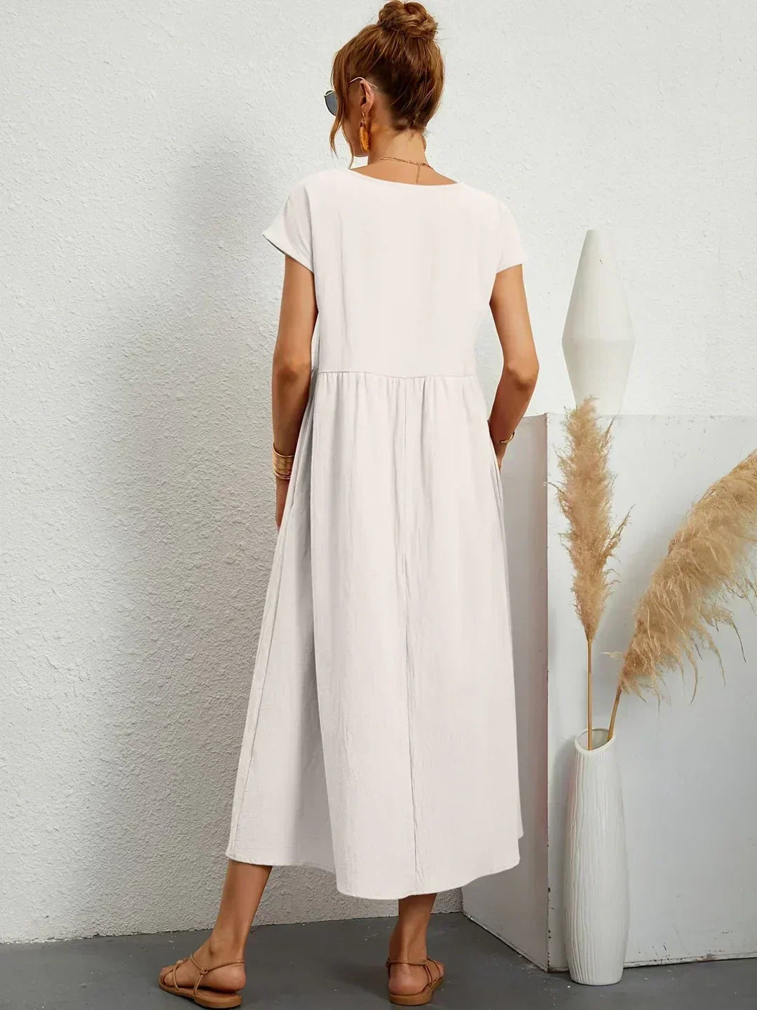 Women's Casual Elegant Dress Effortless Style & Comfort, view 4 - Elena Harper