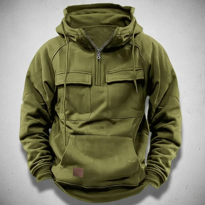 Men's Quarter Zip Hoodie: Ultimate Comfort & Versatile Style - Elena Harper