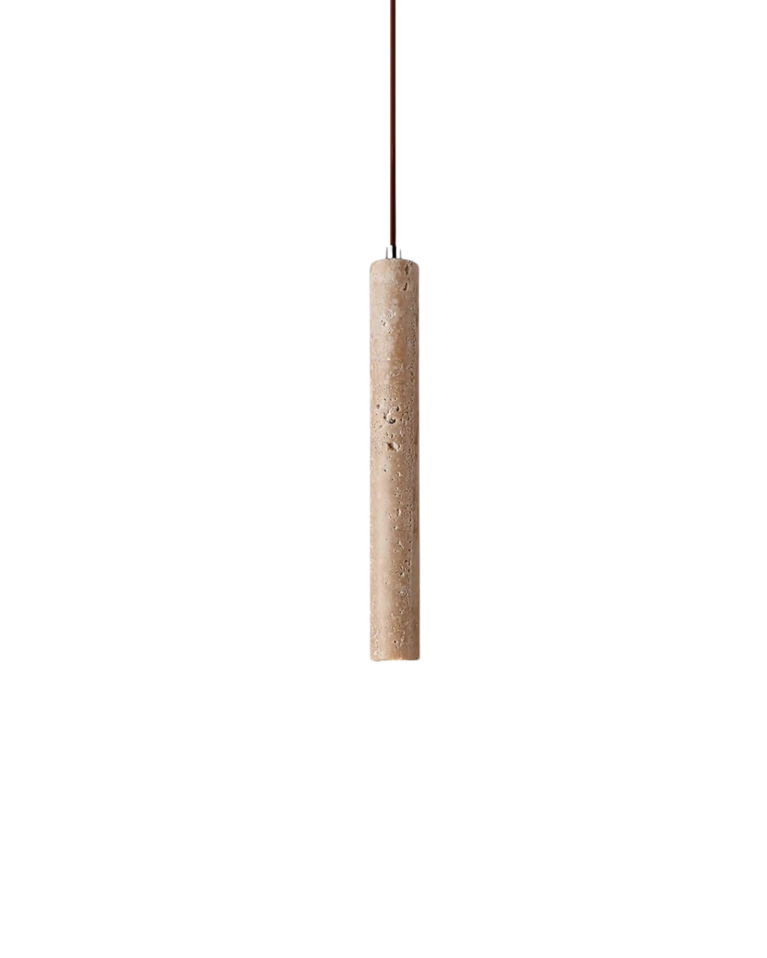 Travertine LED Ceiling Lamp Minimalist Beige