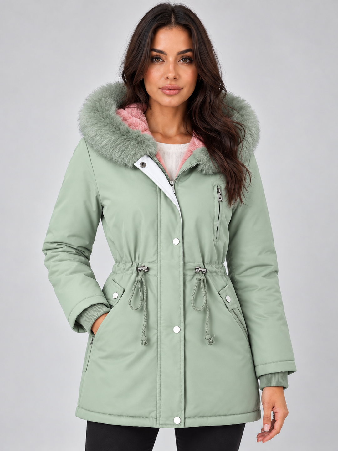 Women's Fleece Lined Winter Parka
