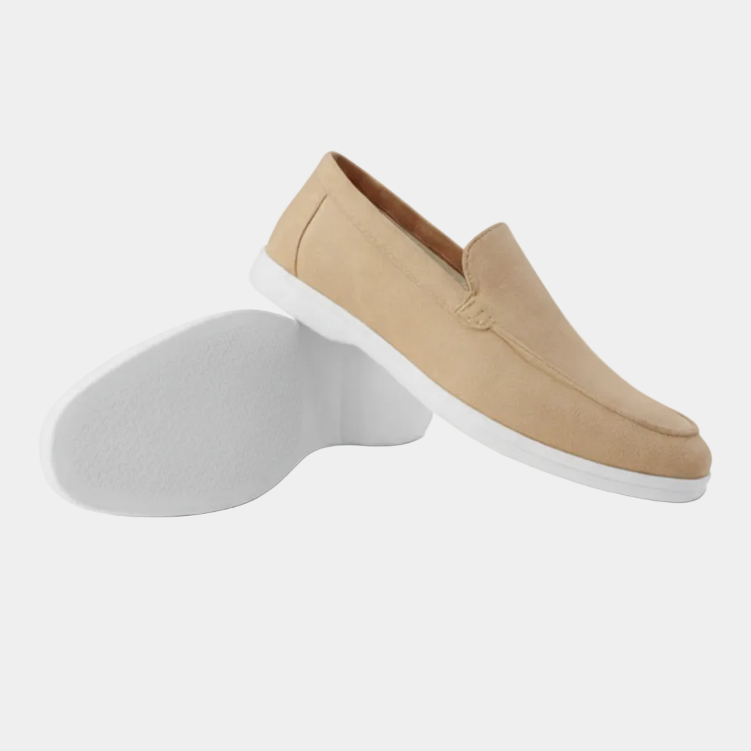 Men's moccasins with visible stitching - Elena Harper
