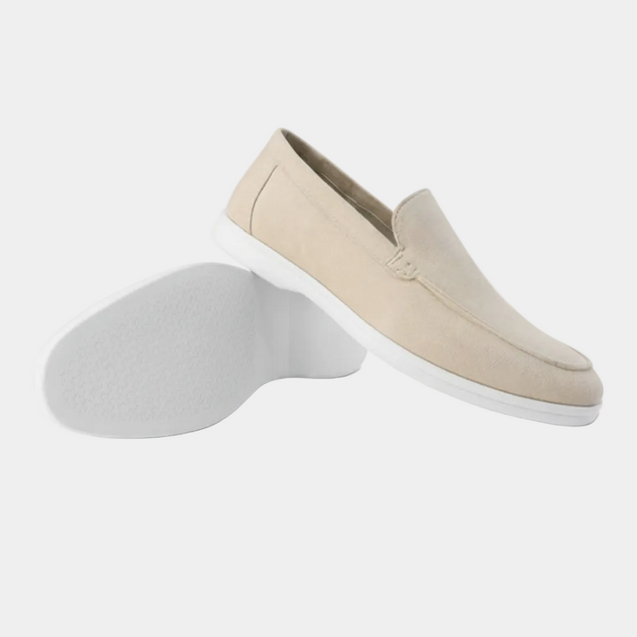 Men's moccasins with visible stitching - Elena Harper