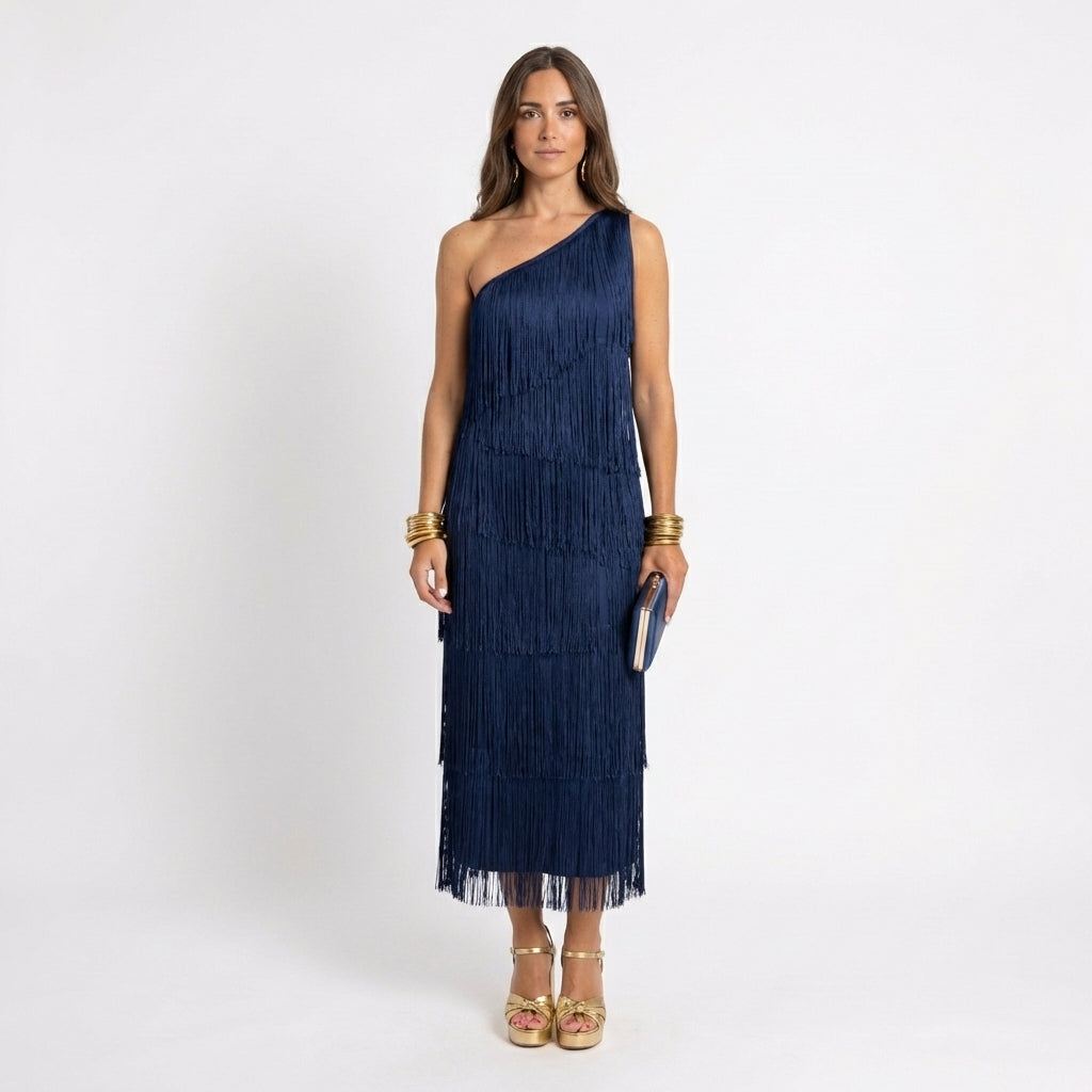 Lusi Elegant and Shimmering Dress - Elena Harper