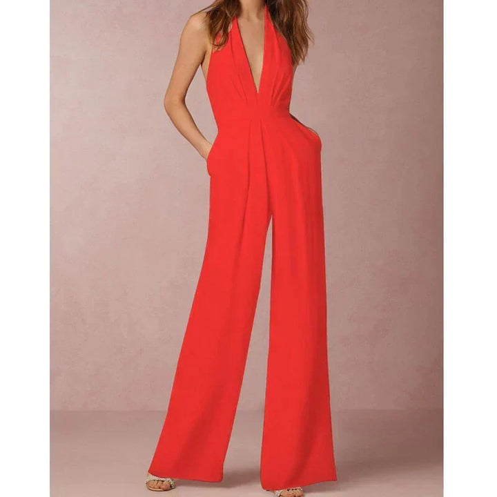 Cathy Elegant Jumpsuit, view 4 - Elena Harper