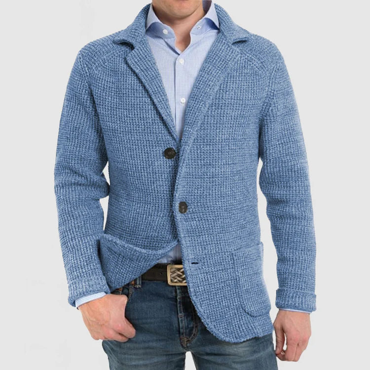 Elegant Men's Cardigan for Business and Leisure
