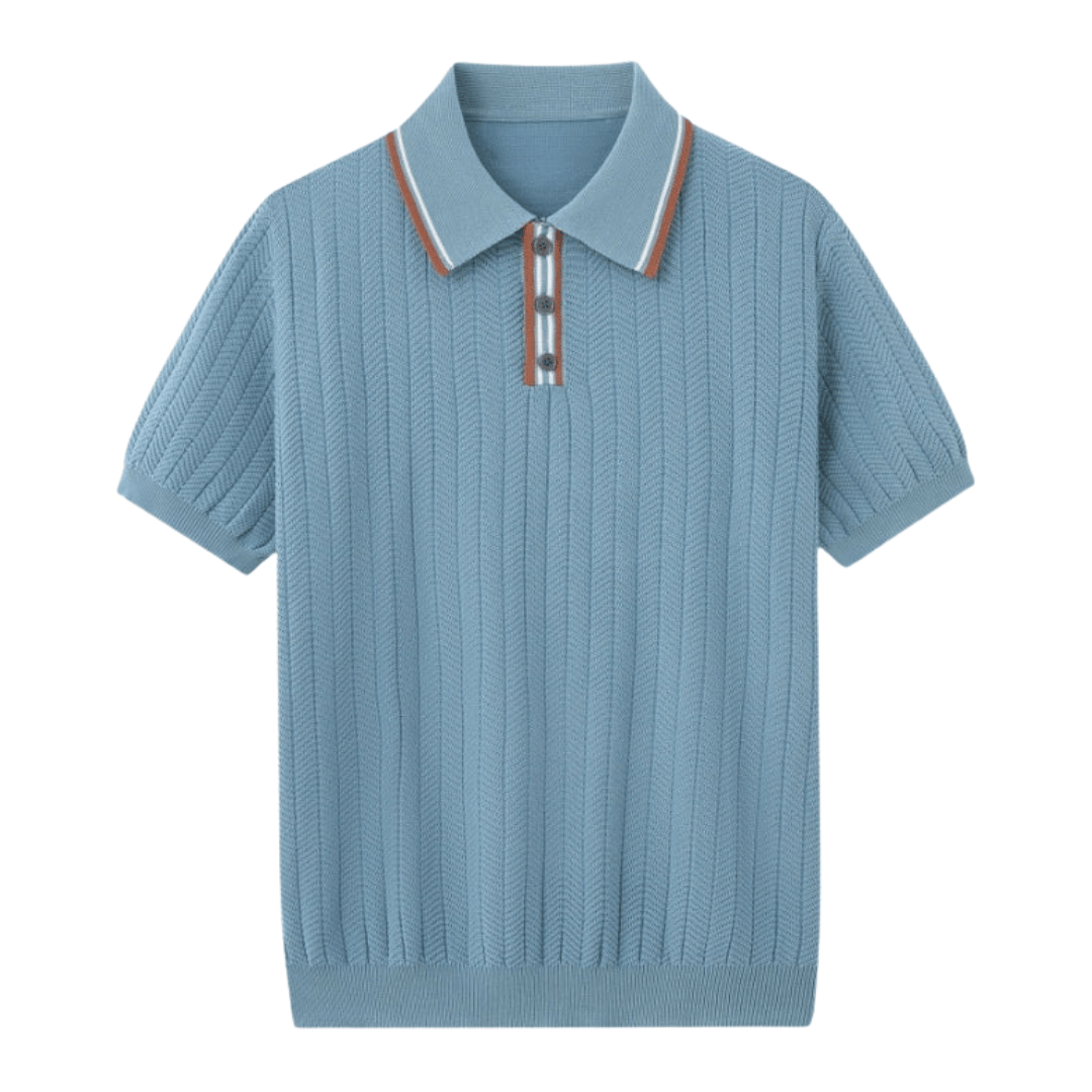 Emma & Rose knit polo — men's winter knitwear