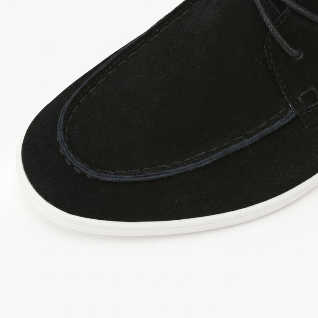 Emma & Rose Manhattan Jackson soft luxurious fabric shoes, stylish slip-on footwear with a smooth, comfortable design.