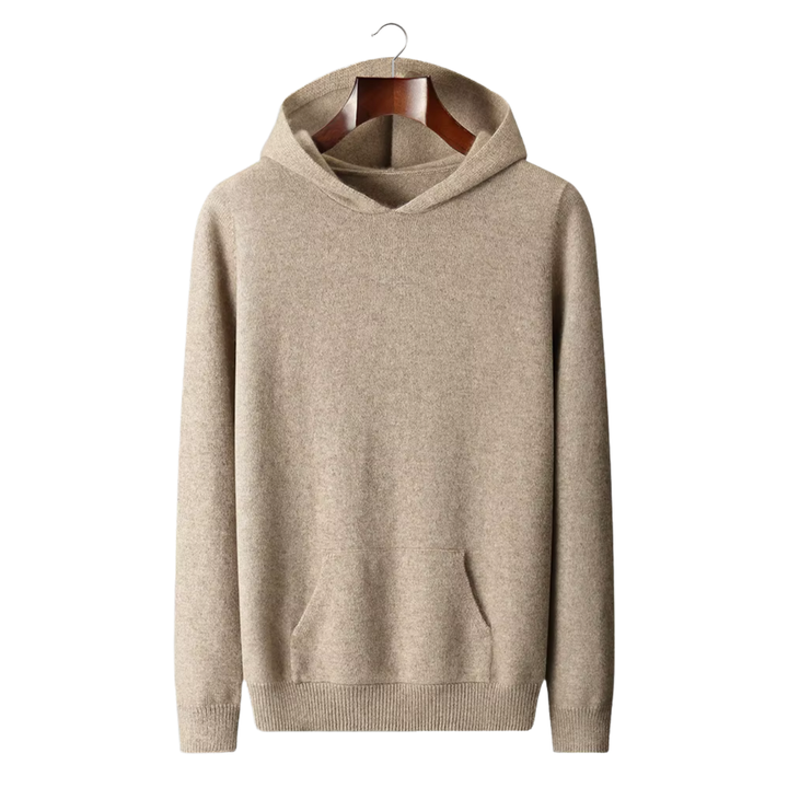 Emma & Rose cashmere essential hoodie — premium knitwear