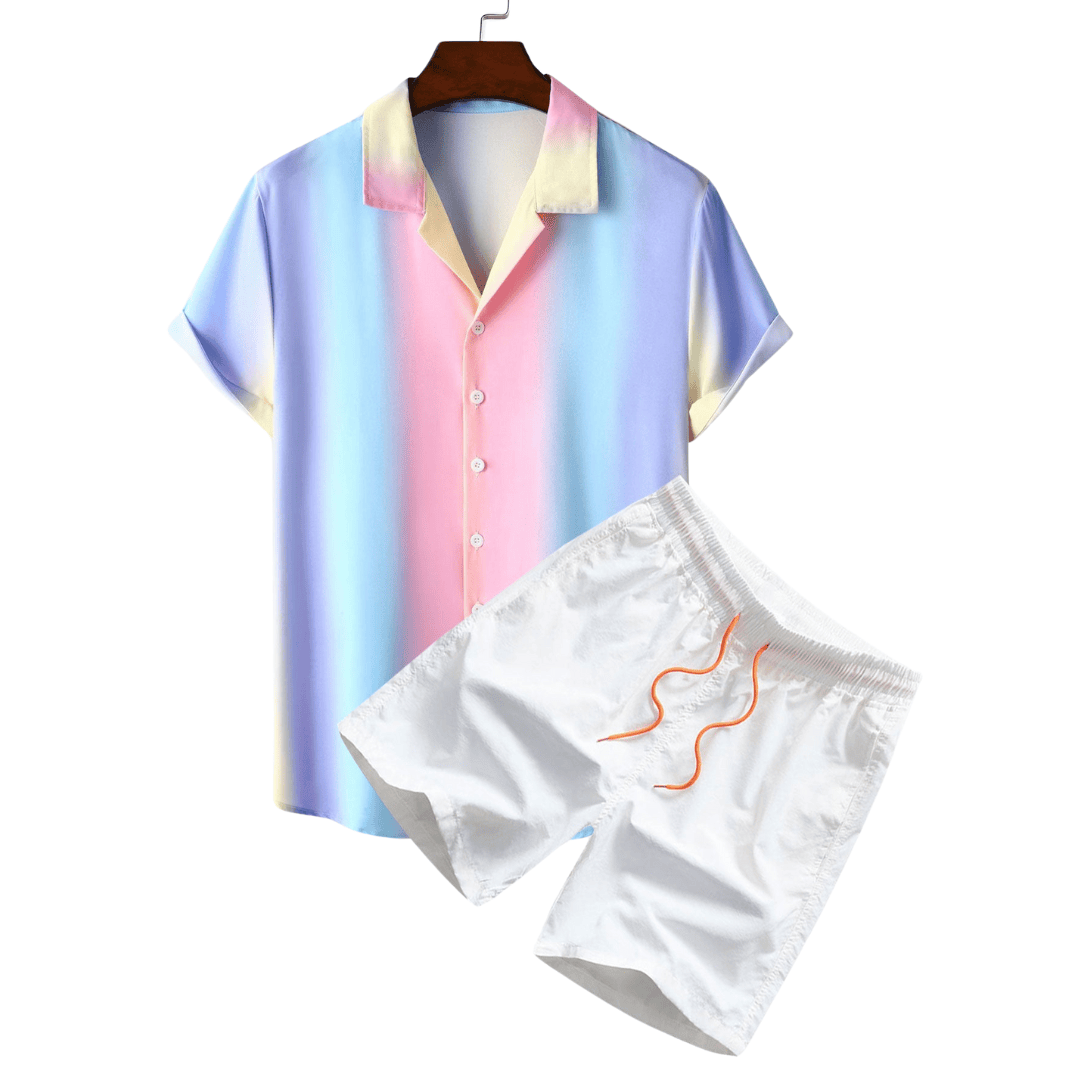 Emma & Rose Manhattan Willem™ summer swim set, two-piece outfit for kids with colorful, comfortable fabric for beach or pool.