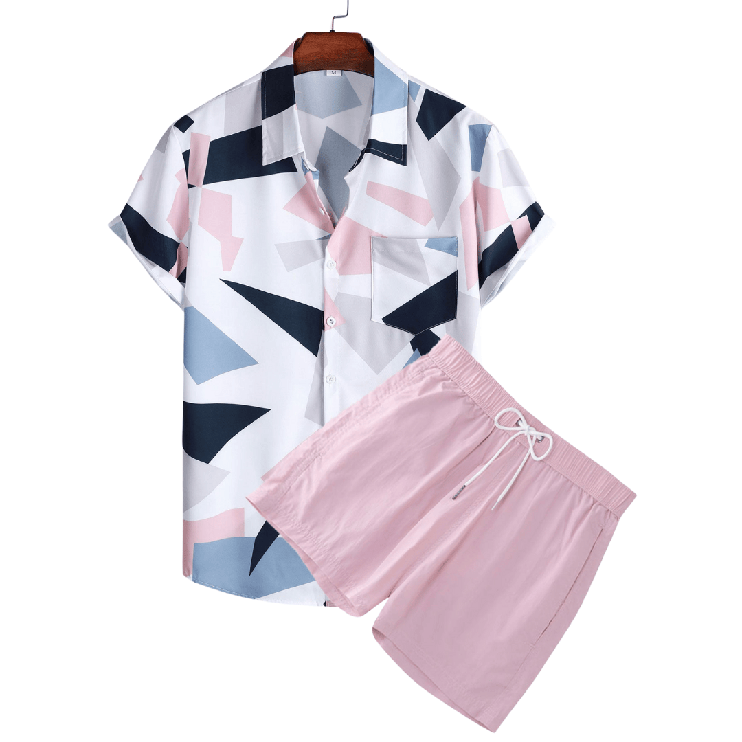 Anton™ summer beach set by Emma & Rose Manhattan, two-piece outfits featuring vibrant colors and stylish beachwear for women.