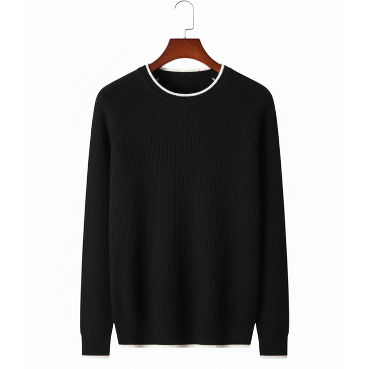 NOBA WOOL TWO TONE CREWNECK