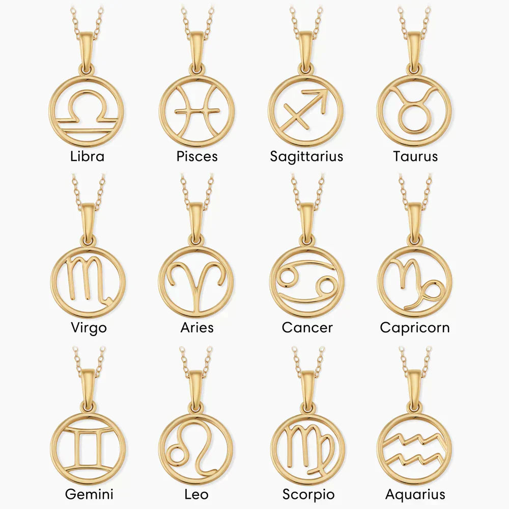 Rosalyette™  |  Zodiac Sign Necklace
