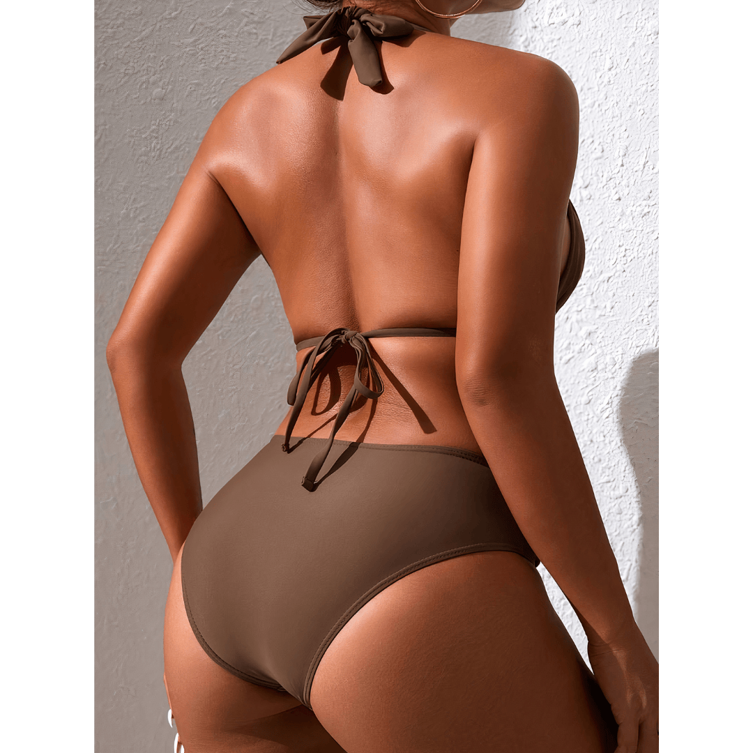 Summer™ Serenity Bikini by Emma & Rose Manhattan with a stylish, colorful floral pattern on a flattering bikini top and bottom.