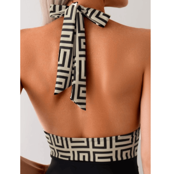 Jacoba Luxe Aura Swimsuit by Emma & Rose Manhattan featuring a stylish, seamless design in vibrant colors and smooth fabric.