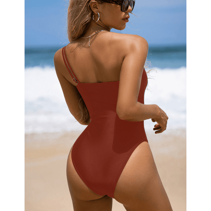 Emma & Rose Manhattan Charlize™ Saint Tropez swimsuit in vibrant floral print, featuring a fitted one-piece design.