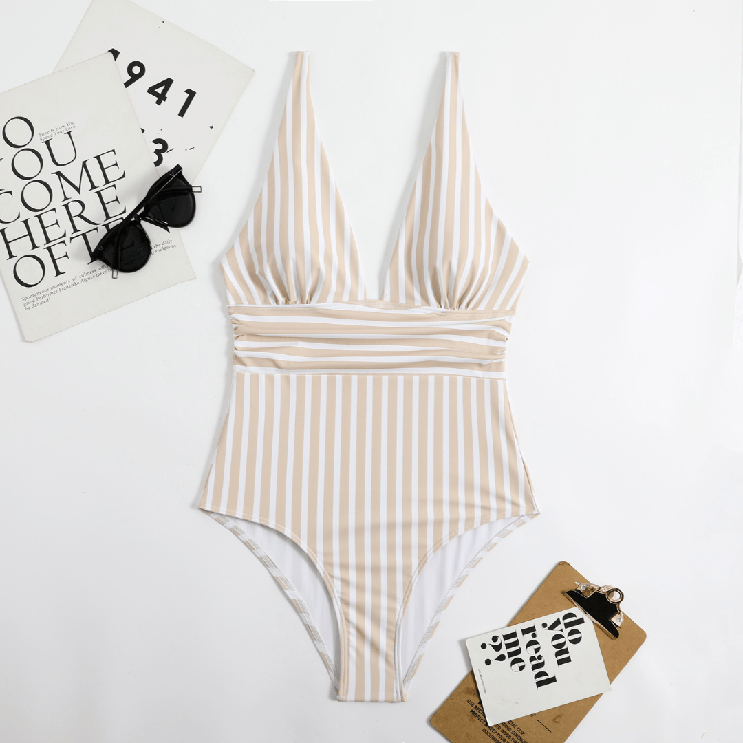 Esmé™ Luxe Horizon swimsuit by Emma & Rose Manhattan, stylish swimwear with a vibrant, horizon-inspired design.