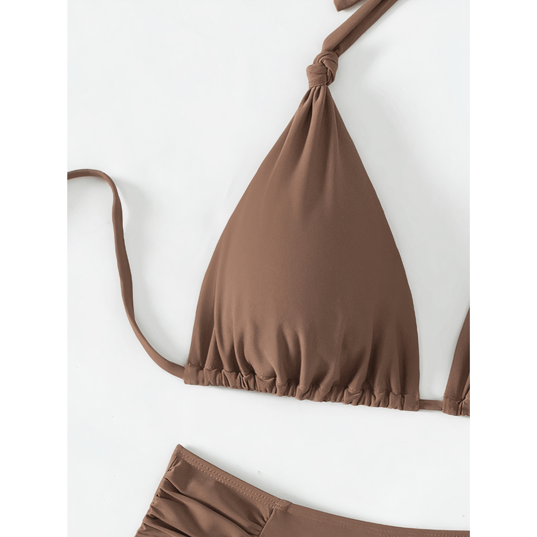 Summer™ Serenity Bikini by Emma & Rose Manhattan featuring a stylish, colorful bikini top with adjustable straps and a smooth fabric finish.
