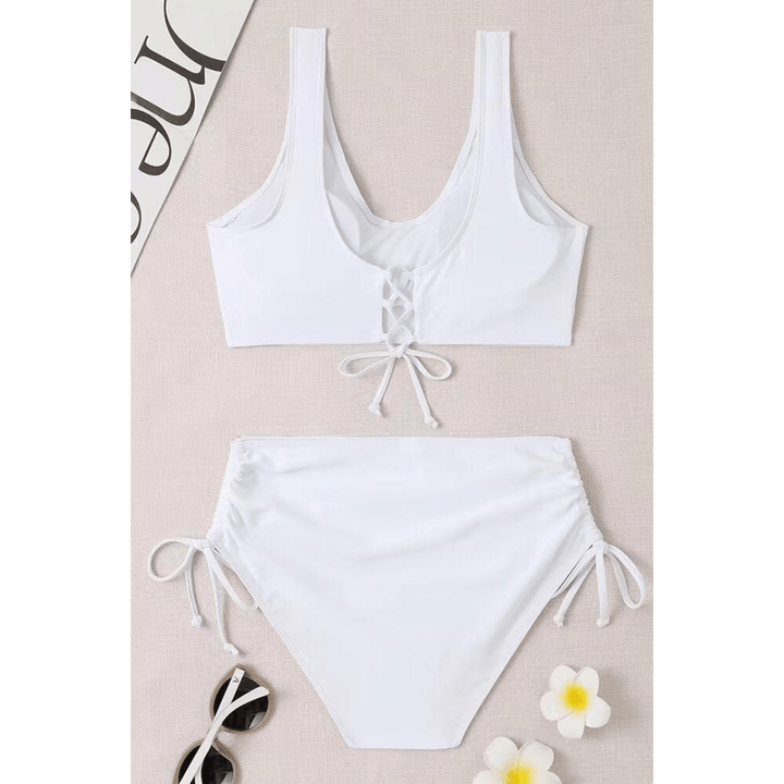 Emma & Rose Manhattan Elmarie SummerChic Bikini Set featuring a stylish two-piece with vibrant patterns and comfortable fit.