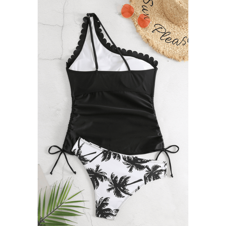 Emma & Rose Manhattan Palm Breeze Tankini top in vibrant floral print, featuring supportive straps and comfortable fit.