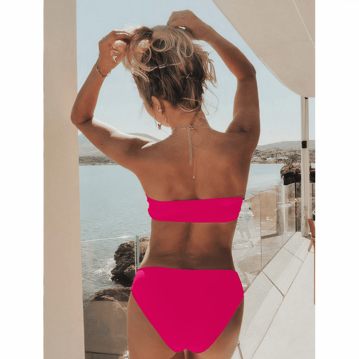 Talita™ BloomBreeze Bikini Set by Emma & Rose Manhattan, featuring a colorful floral bikini top and matching bottoms.