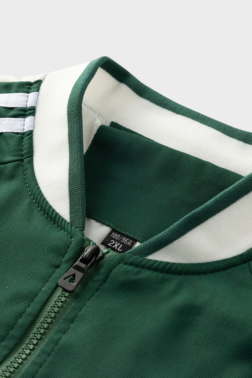 Men's Training Jacket with Zipper and Stand-up Collar