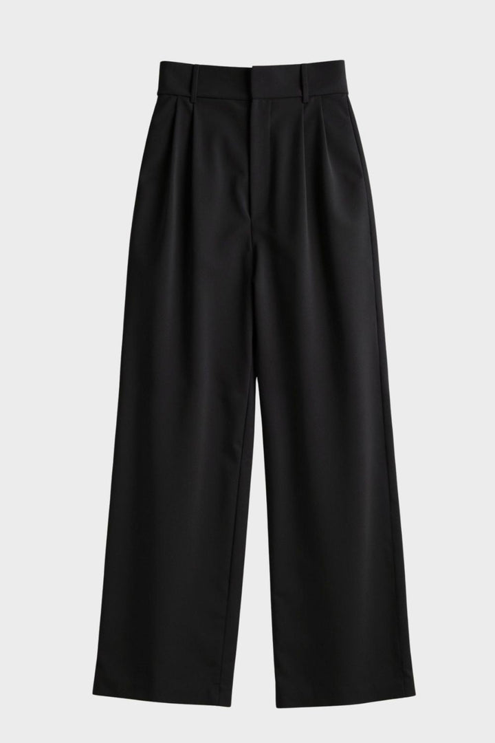 Women's Wide Trousers with High Waist