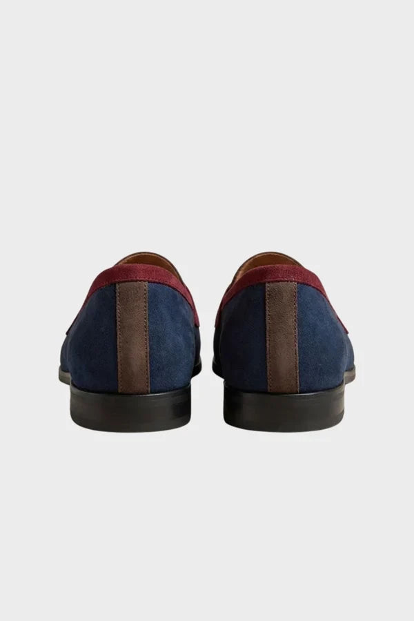 Women's Round Toe Moccasins with Low Heel