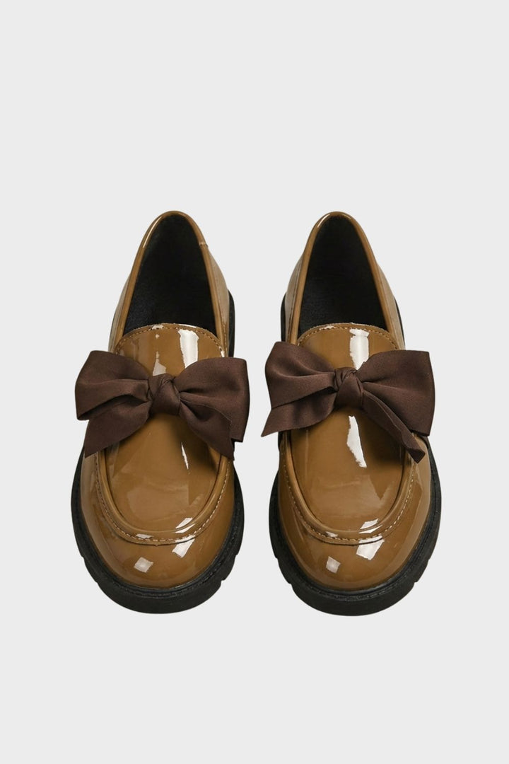 Women's Slip-On Loafer | Bow Decoration