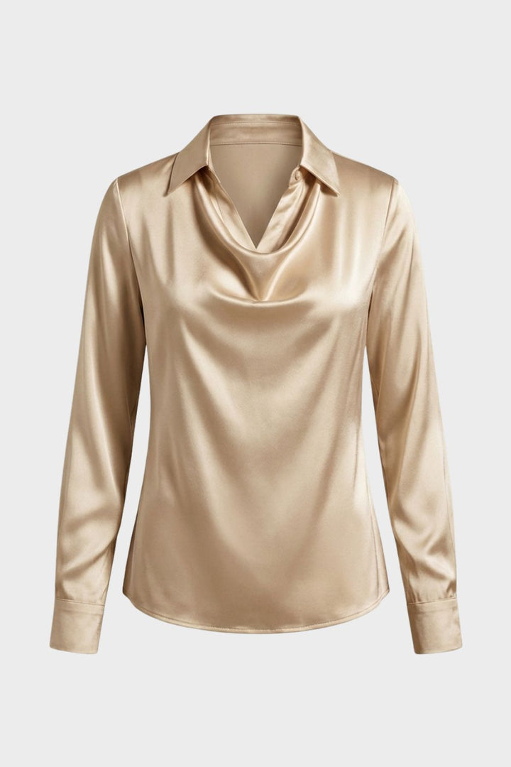 Women’s Satin Blouse | Waterfall