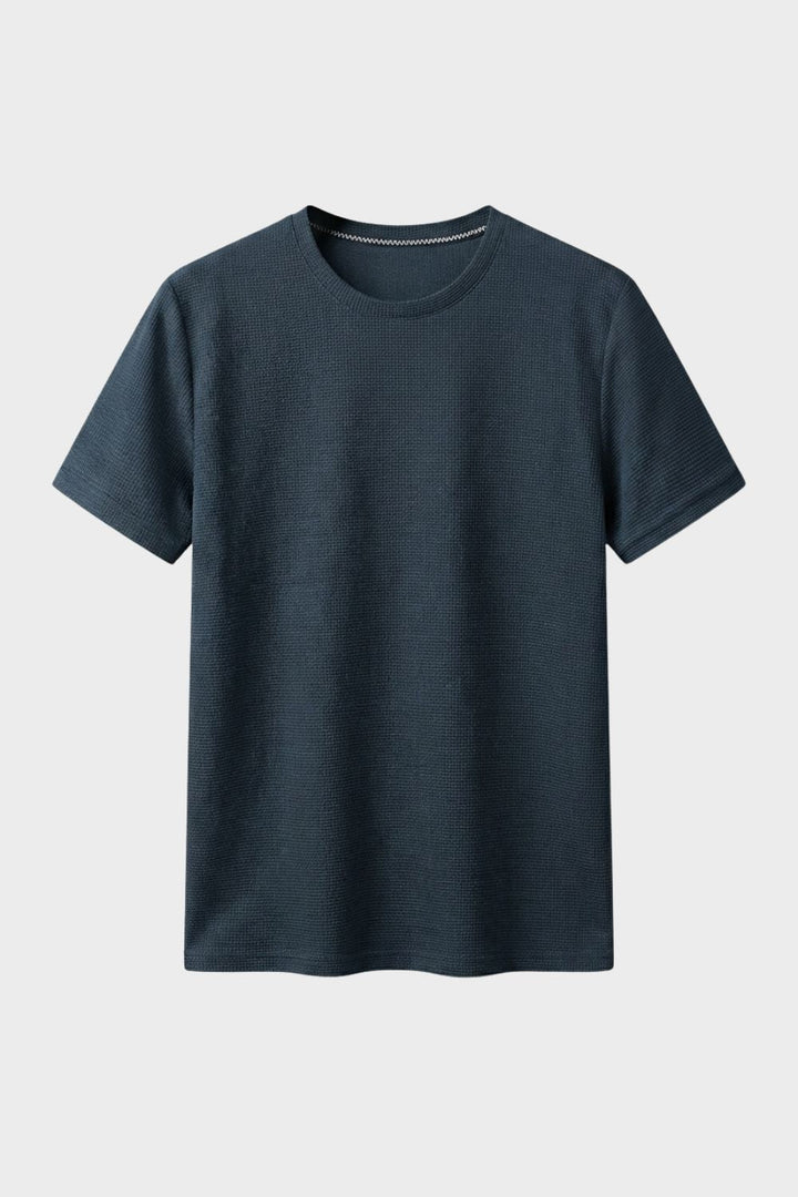 Men's Waffle Tee | Crew Neck