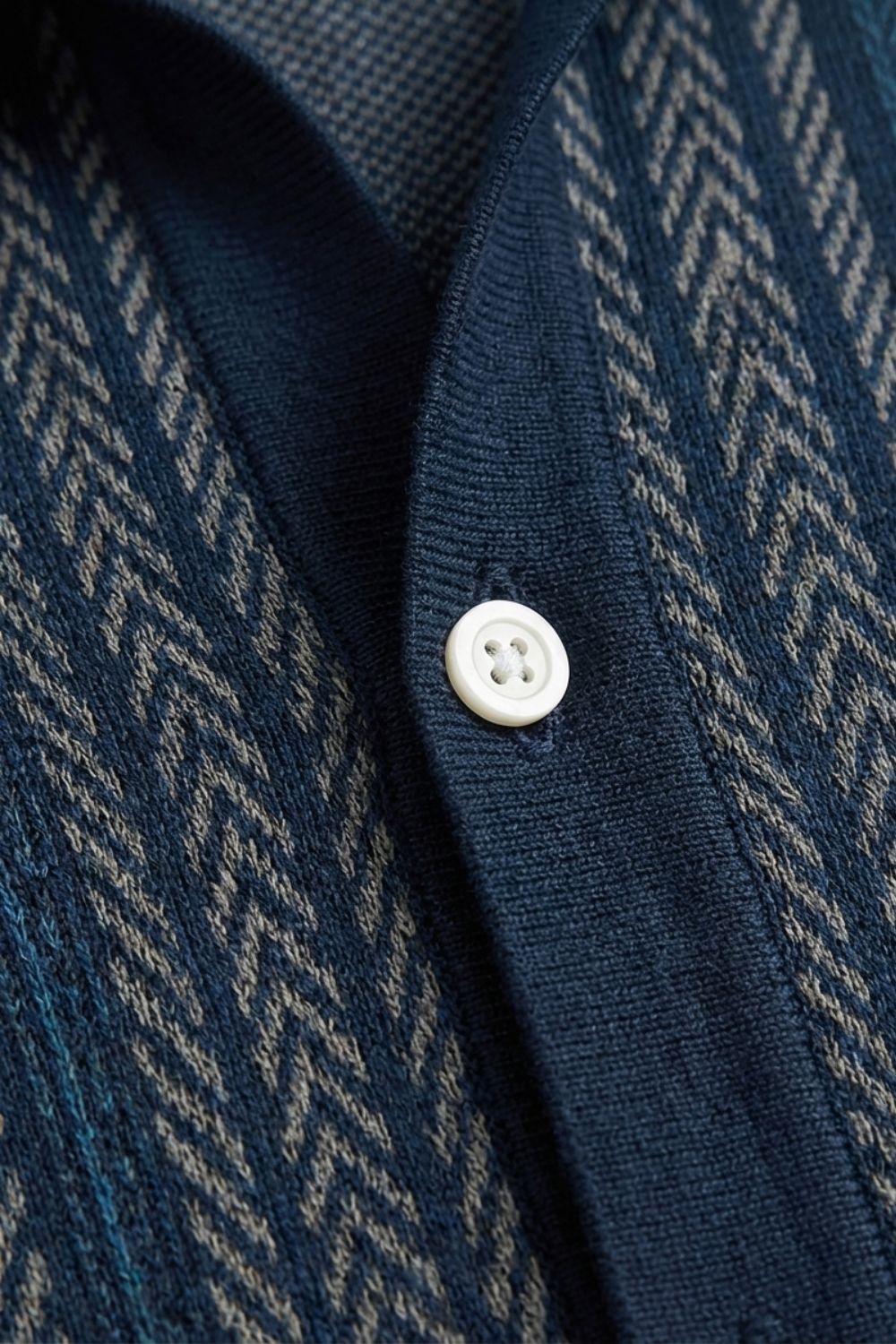 Men's Knit Polo | Jacquard