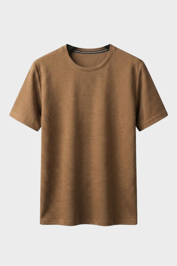 Men's Waffle Tee | Crew Neck