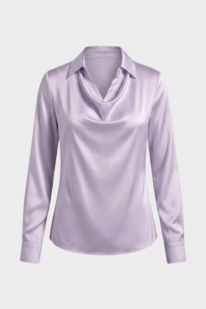 Women’s Satin Blouse | Waterfall