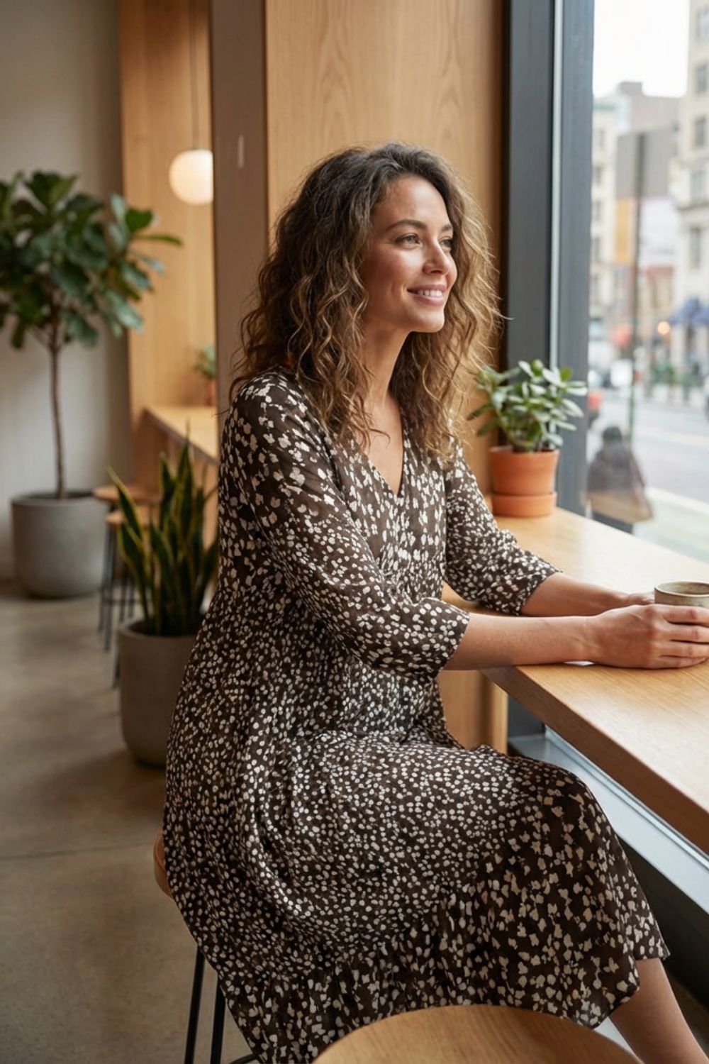 Women's Print Mini Dress | Tiered