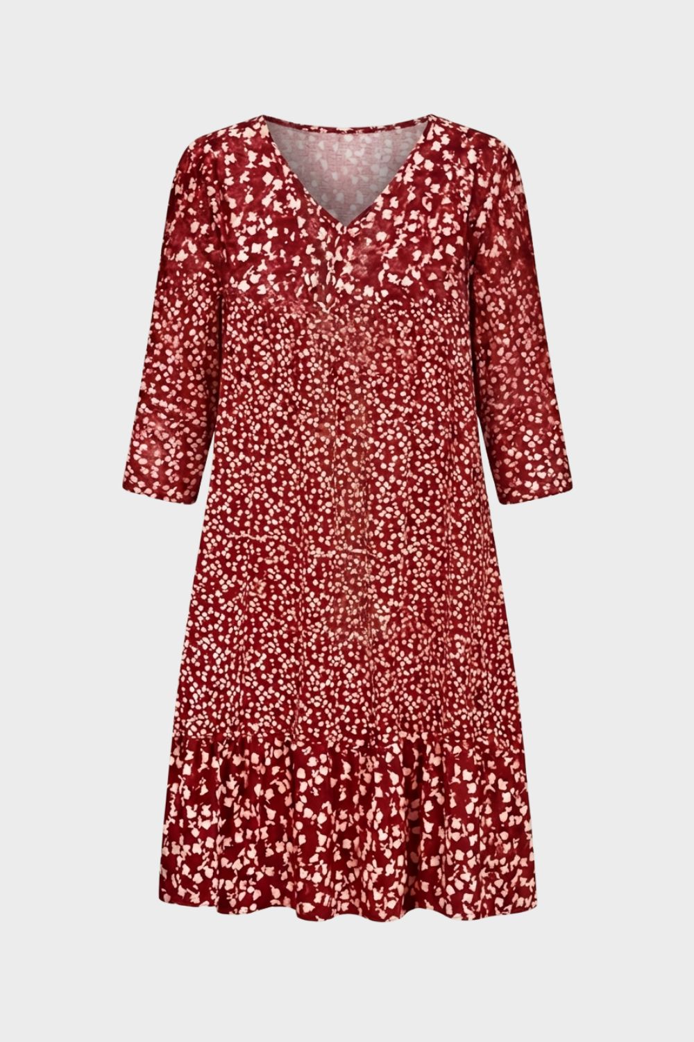 Women's Print Mini Dress | Tiered