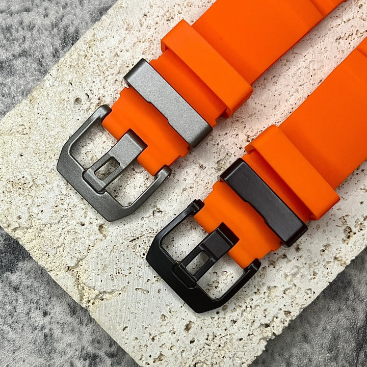 Silicone Watch Band for Apple Watch - Sport Band with Titanium Buckle