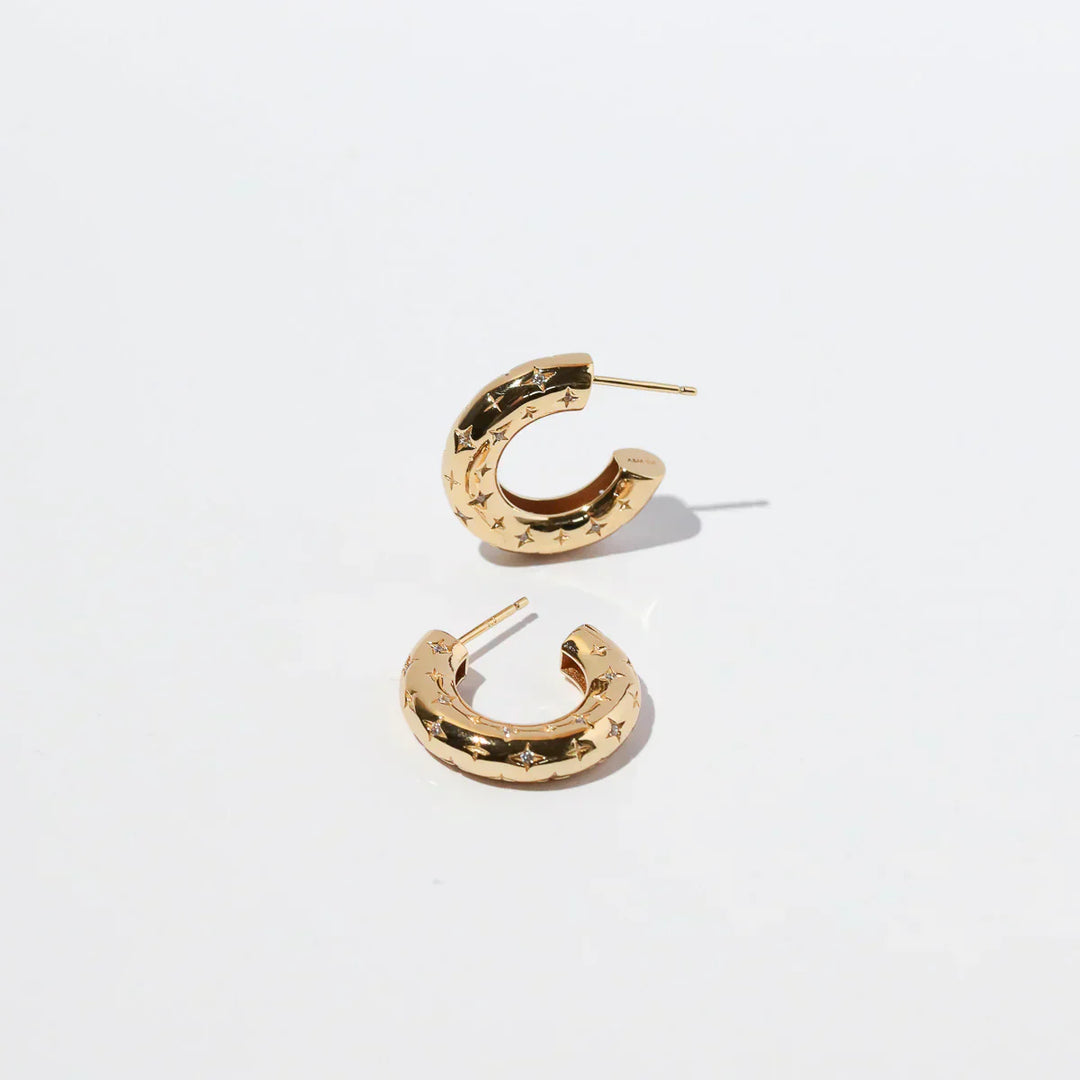Florenzia™  |  Star Earrings 18k Gold