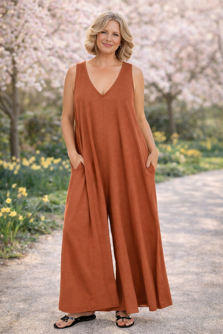 Comfortable Women's Jumpsuit – Fluid and Breathable for a Chic Everyday Look