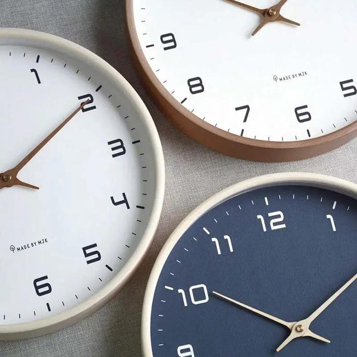 Wooden Wall Clock Scandinavian Design – Stylish Timepiece