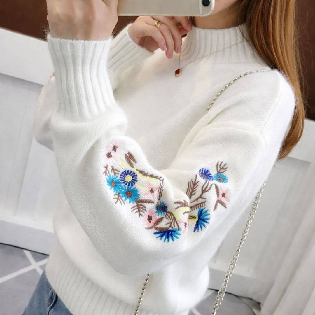 Floral Women's Sweater Noreva Soft and Comfortable - Elena Harper