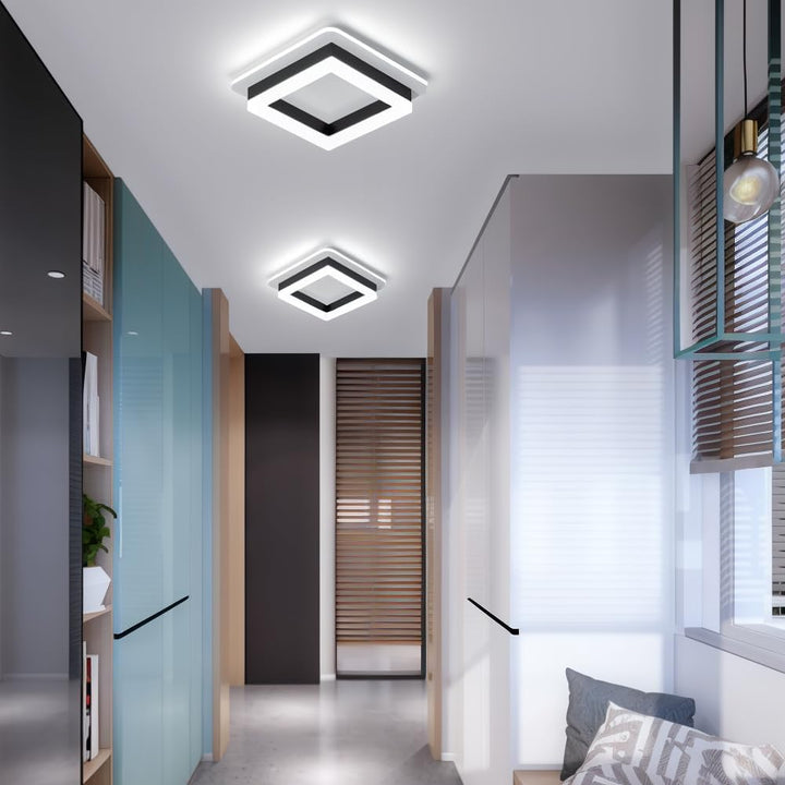 Modern LED Ceiling Lamp Square - 24W Adjustable Light Color