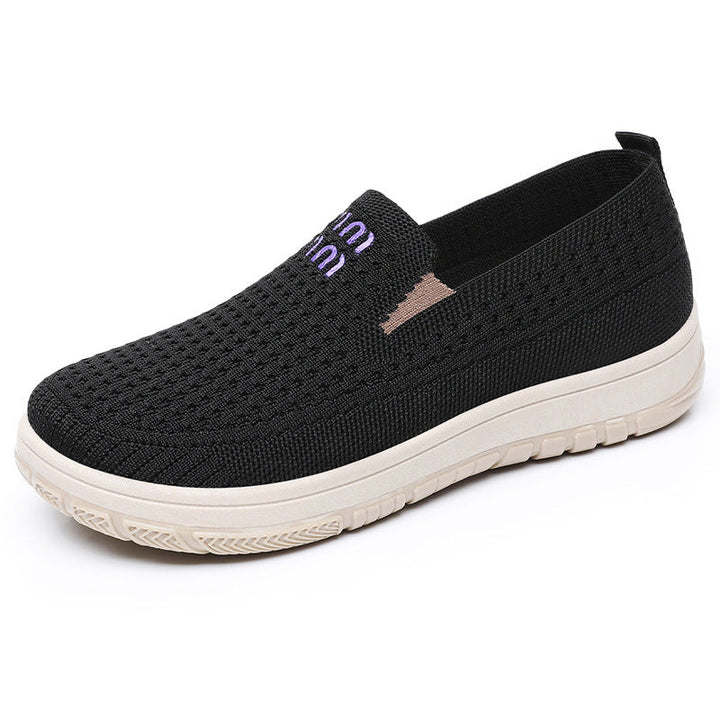 Women's Comfortable Comfort Sneakers with Breathable Knit Design EB
