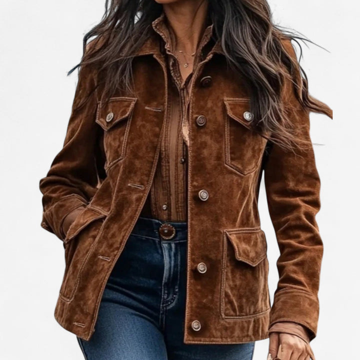 Émilie - Chic Bohemian Velvet Jacket