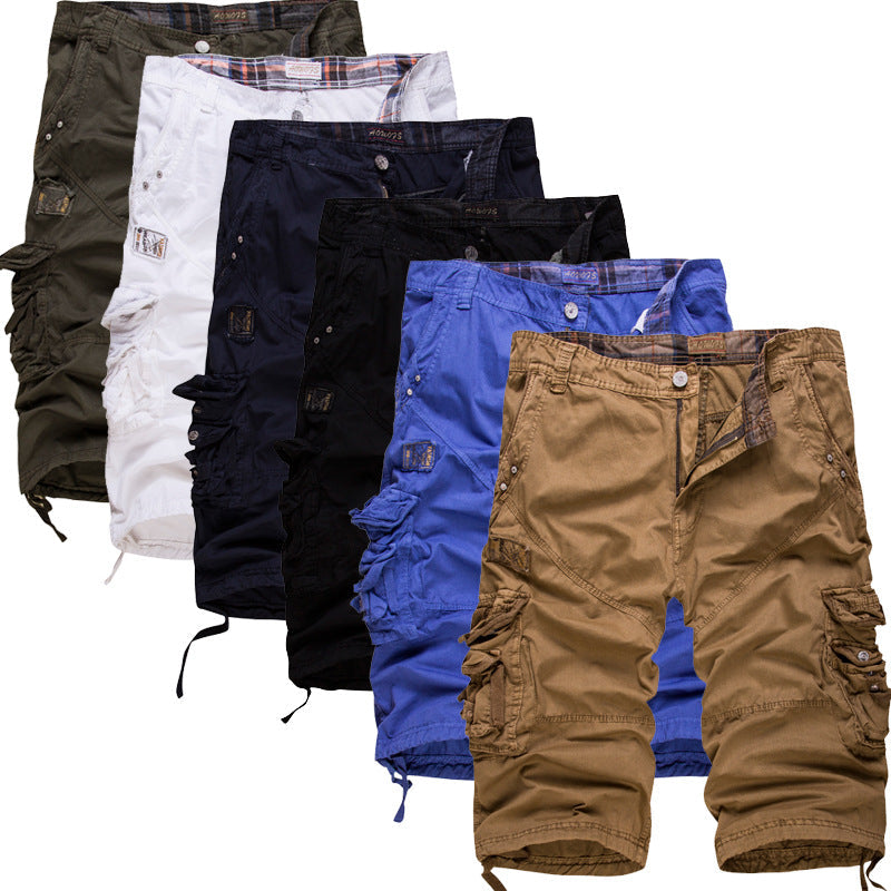 Men's Durable Multi-Pocket Cargo Shorts for Everyday Comfort