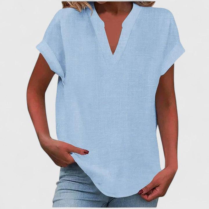 Xavinah™  |  Comfortable V-neck Blouse