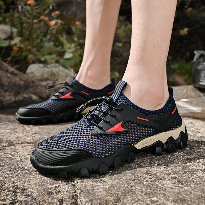 Women's Breathable Outdoor Sneakers with Quick-Drying Mesh Material EB