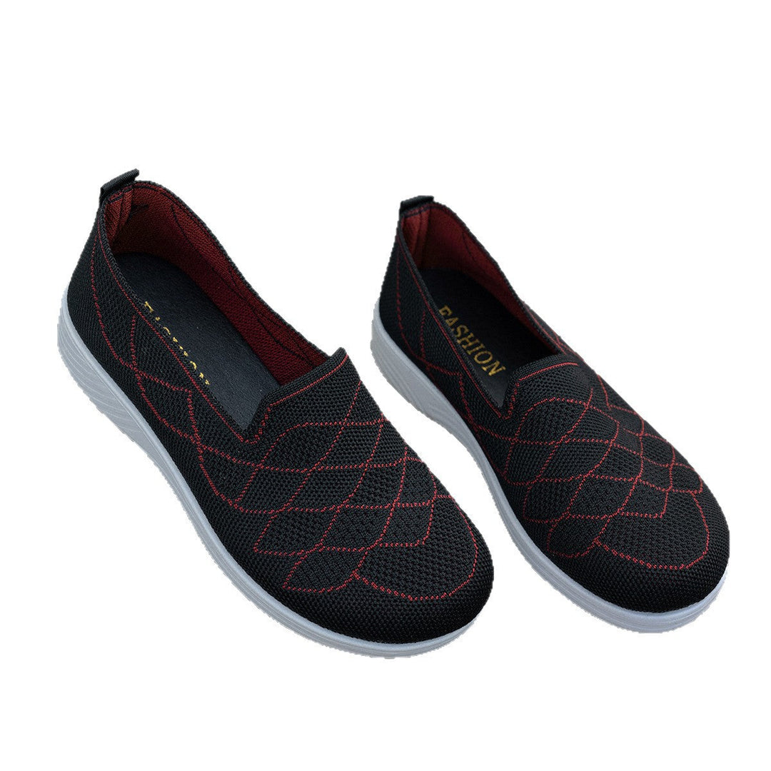 Women's Comfortable Slip-On Sneakers with Breathable Upper EB