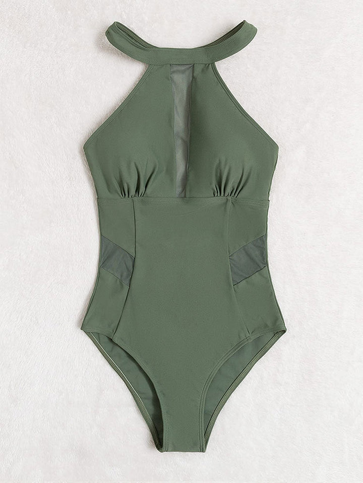 Women's Swimsuit with Breathable Mesh Inserts EB