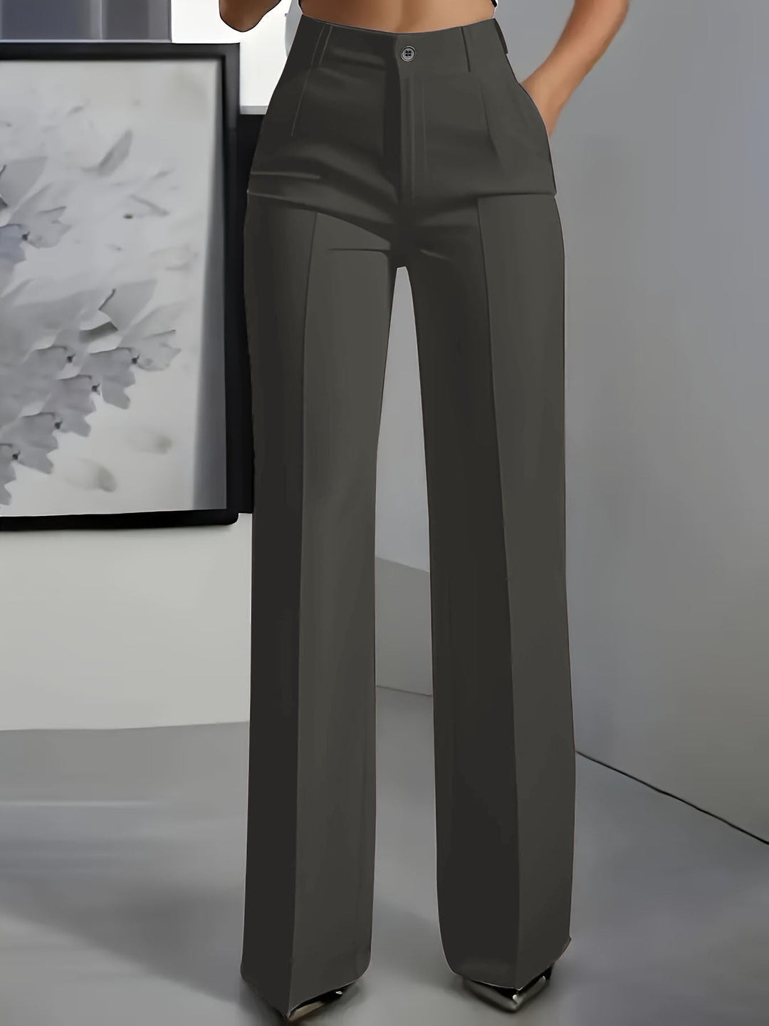 CHIC HIGH-WAIST PANTS FOR WOMEN