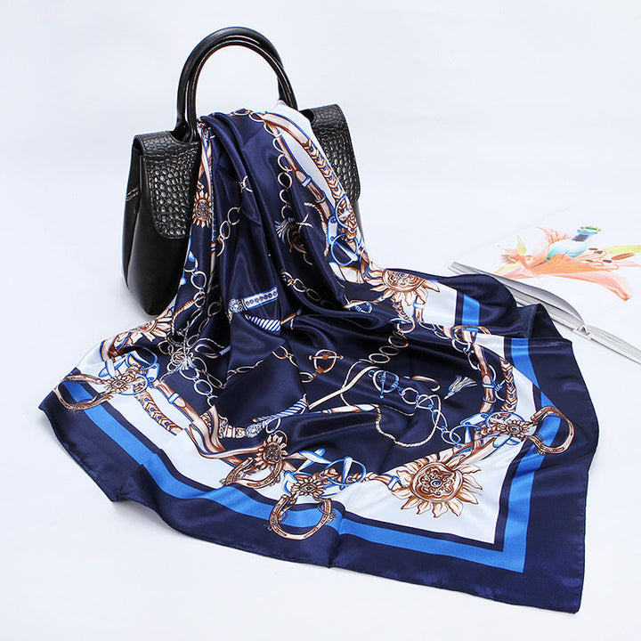 Women's Scarf with Baroque Pattern